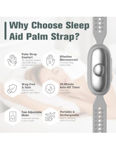 Dispositivo de Ayuda para Dormir WinkithW Plata Micro-Corriente 2