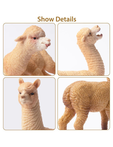 Figuras de Alpaca Toymany 8PCS Juguete Educativo Realista