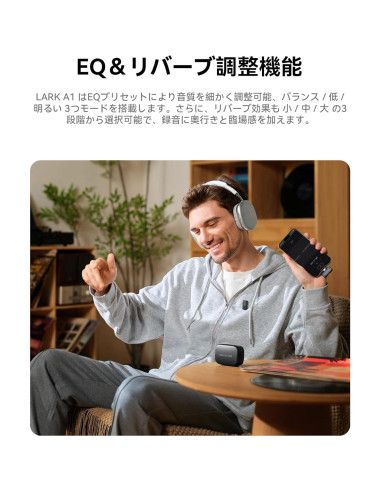 Micrófono Inalámbrico Hollyland Lark A1 con Estuche de Carga