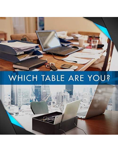 Estación de Carga Valet Massca - Organizador de Madera para Hombres