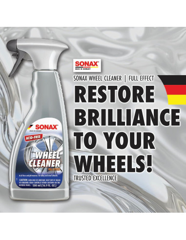 Limpiador de Ruedas SONAX Full Effect 500ml Sin Ácido