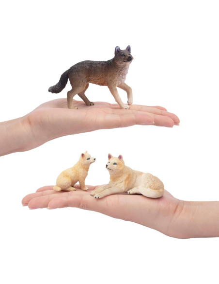 Figuras de Lobo Toymany 8PCS Juguetes Educativos Realistas