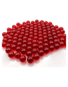 Canicas de Vidrio Zalaxt Rojas 120 Piezas 16mm