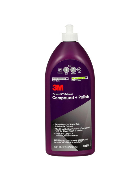 Compuesto y Pulido Gelcoat 3M Perfect-It 30344, 946 mL