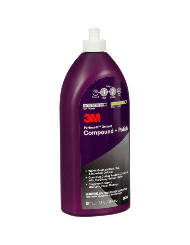 Compuesto y Pulido Gelcoat 3M Perfect-It 30344, 946 mL