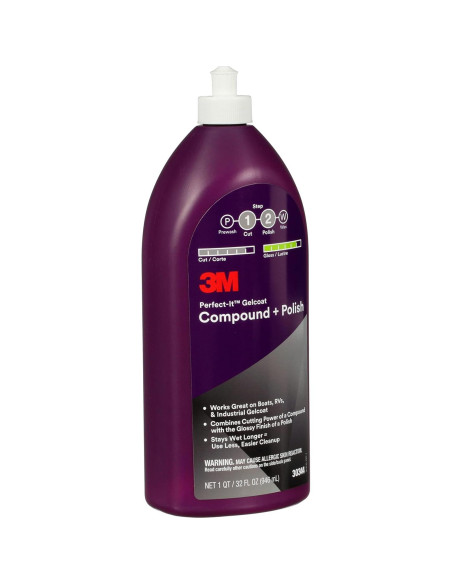 Compuesto y Pulido Gelcoat 3M Perfect-It 30344, 946 mL