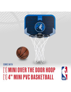 Aro de Baloncesto Mini Franklin Sports NBA Timberwolves 2