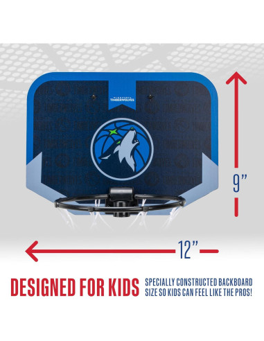 Aro de Baloncesto Mini Franklin Sports NBA Timberwolves