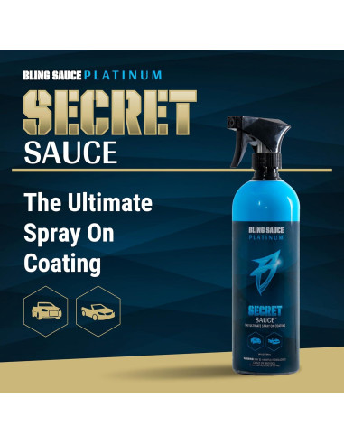 Bling Sauce Platinum - Salsa Secreta Cerámica 0.71L para Autos