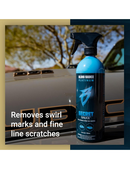 Bling Sauce Platinum - Salsa Secreta Cerámica 0.71L para Autos