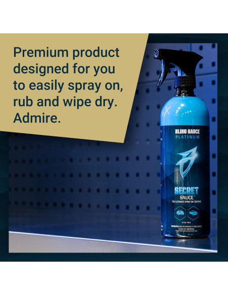 Bling Sauce Platinum - Salsa Secreta Cerámica 0.71L para Autos