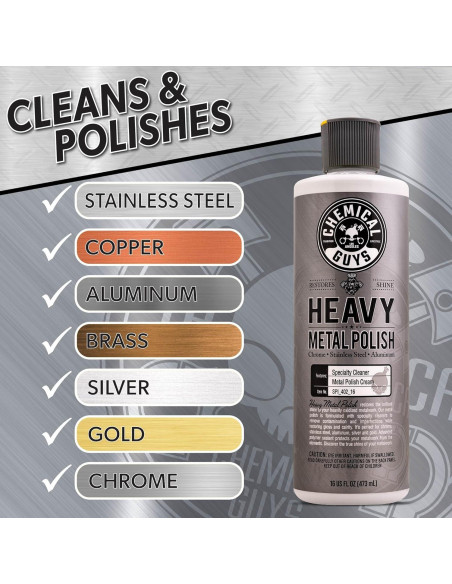 Restaurador y Protector de Pulido de Metal Chemical Guys 473 ml