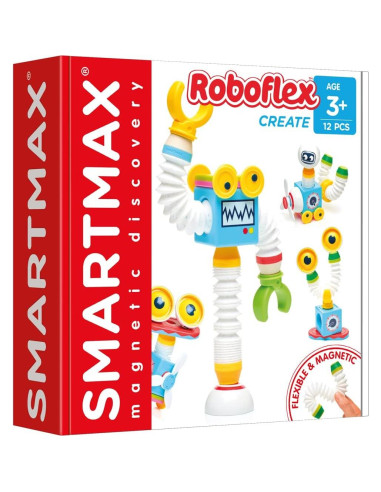 Juego de Construcción Magnético SmartMax Roboflex 12 Piezas