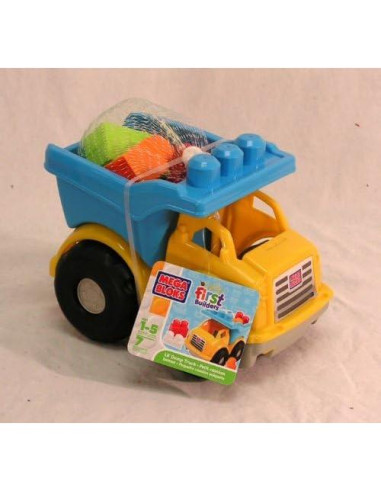 Set de 3 Vehículos Mega Bloks Primer Constructor - Autobús, Tractor y Camión