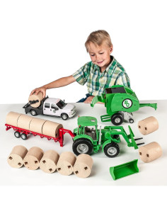 Set de Heno de 17 Piezas Big Country Toys - Juguetes de Granja 2