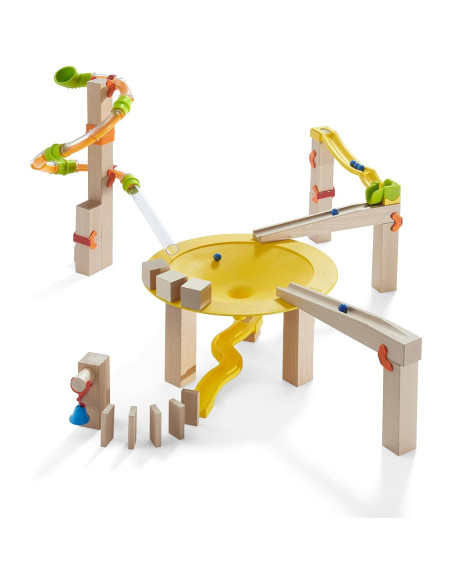 HABA Pista de Bolas Embudo Selva - Carrera de Canicas