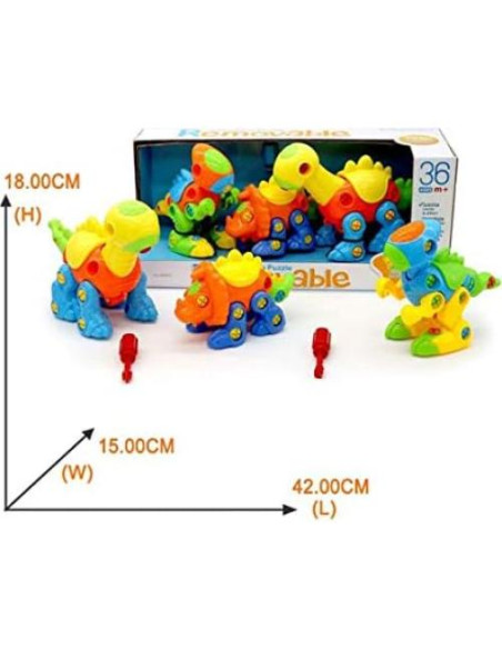 Set de Juguetes de Dinosaurios 106 pcs Valesan - STEM para Niños