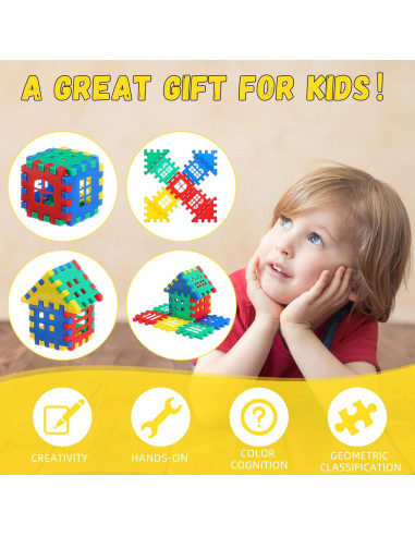 155 Piezas Bloques de Construcción Interconectables Sonwyoung