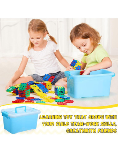 155 Piezas Bloques de Construcción Interconectables Sonwyoung