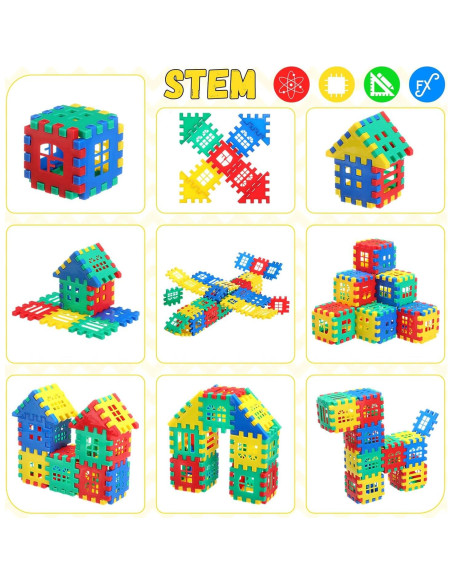 155 Piezas Bloques de Construcción Interconectables Sonwyoung