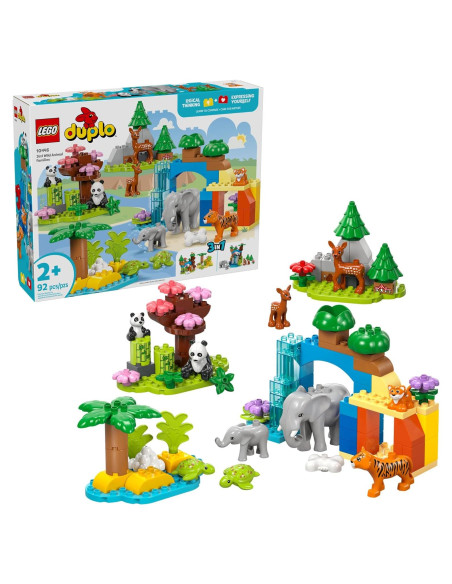 LEGO DUPLO Ciudad 3 en 1 Animales Salvajes 10446 - Juguete Educativo