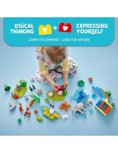 LEGO DUPLO Ciudad 3 en 1 Animales Salvajes 10446 - Juguete Educativo