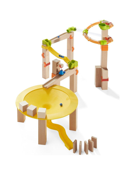 HABA Pista de Bolas Embudo Selva - Carrera de Canicas