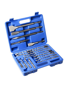 Juego de 17 Piezas Brocas y Cinceles YOSIGHT SDS-Plus