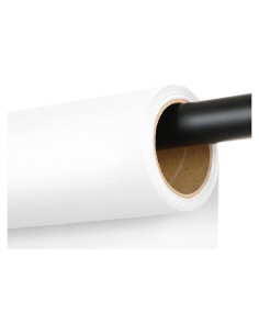 Rollo de Papel Fotográfico Sin Costuras Xianli 135cm x 4.88m Blanco Ártico