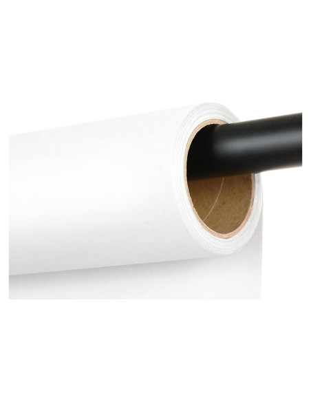 Rollo de Papel Fotográfico Sin Costuras Xianli 135cm x 4.88m Blanco Ártico
