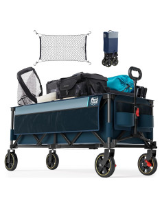 Carro Plegable Timber Ridge 400L Azul - Capacidad 500LBS
