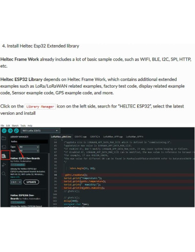 Módulo ESP32 LoRa Aideepen V3 con Pantalla OLED 0.96"