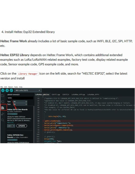 Módulo ESP32 LoRa Aideepen V3 con Pantalla OLED 0.96"