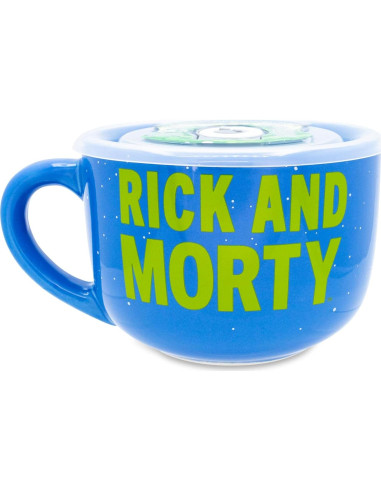 Taza de sopa cerámica Rick y Morty Silver Buffalo 0.71L