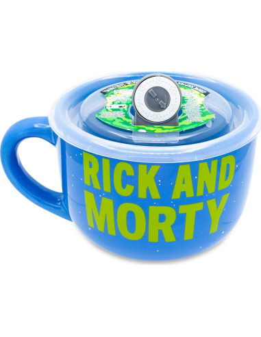 Taza de sopa cerámica Rick y Morty Silver Buffalo 0.71L