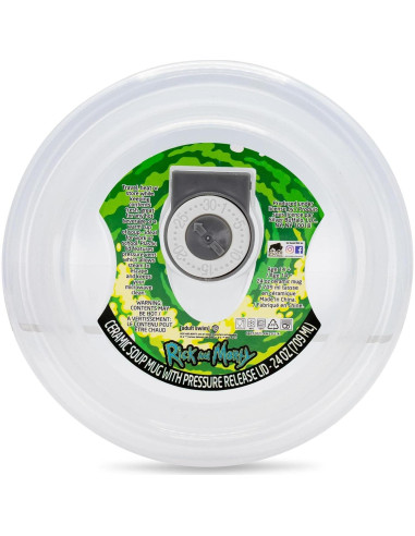 Taza de sopa cerámica Rick y Morty Silver Buffalo 0.71L