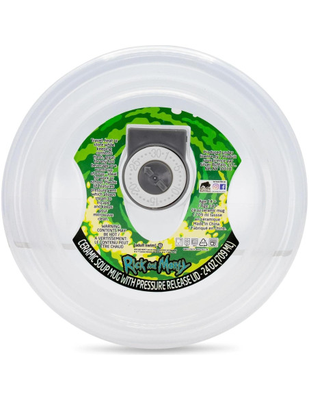 Taza de sopa cerámica Rick y Morty Silver Buffalo 0.71L