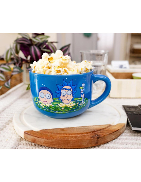 Taza de sopa cerámica Rick y Morty Silver Buffalo 0.71L