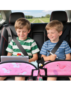 Bandeja de Viaje para Niños WENRENER 43.2x34.3cm Rosa 2PCS 2