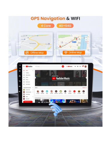 Estéreo Android 13 Rimoody 4G+64G para Toyota Yaris 2007-2013