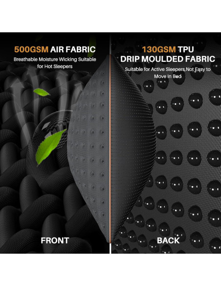 Almohada Enfriadora YZ HOME Queen para Dormir de Lado - Gris