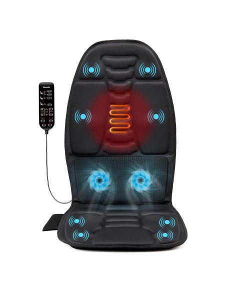 Masajeador de Espalda Comrelax con Calor y Vibración 20x12cm