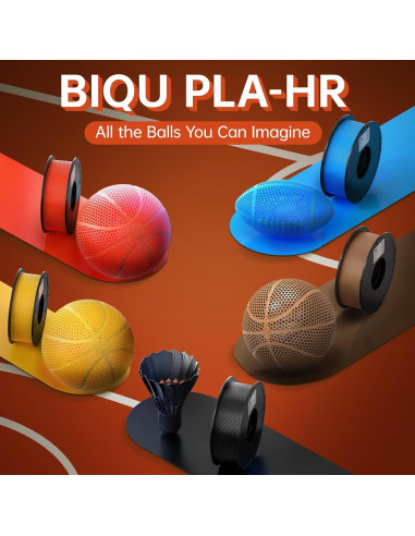 Filamento Flexible BIQU PLA-HR 1.75mm para Impresoras 3D