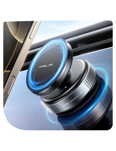 Soporte Magnético Ajustable 360 MRGLAS para Teléfono - Negro