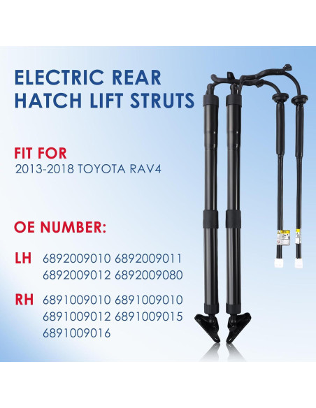 Actuador de portón trasero MIGHTIGER para Toyota RAV4 2013-2018