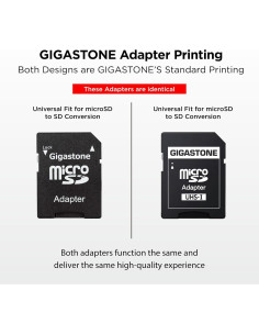 GIGASTONE 8GB Tarjeta Micro SD Paquete de 10 Full HD 2