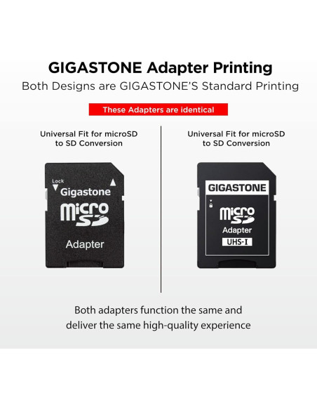 GIGASTONE 8GB Tarjeta Micro SD Paquete de 10 Full HD