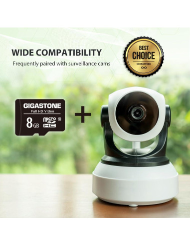GIGASTONE 8GB Tarjeta Micro SD Paquete de 10 Full HD