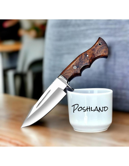 Cuchillo de Caza Poshland TR-101 - Hoja Acero D2 12.7 cm