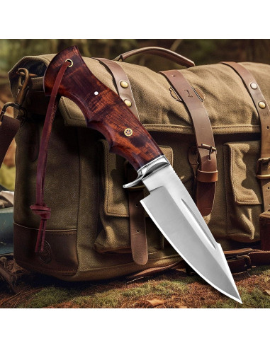 Cuchillo de Caza Poshland TR-101 - Hoja Acero D2 12.7 cm